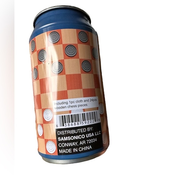 🍁 BUNDLE ONLY - 5/$15 Checkers in a Can Travel Set - Picture 2 of 3